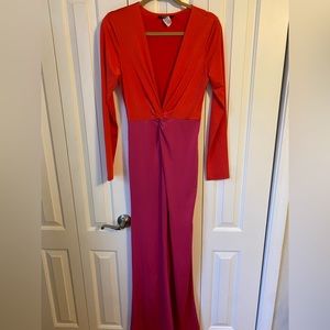 Vintage Red & Pink Jumpsuit!